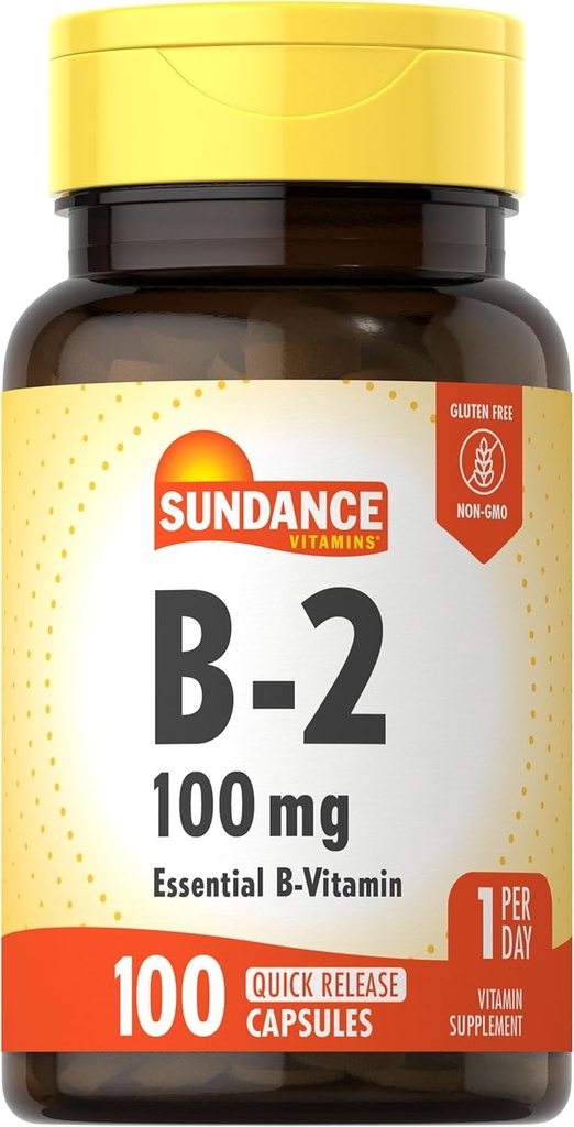 Sundance Vitamin B-2 100mg 100 κάψουλες 