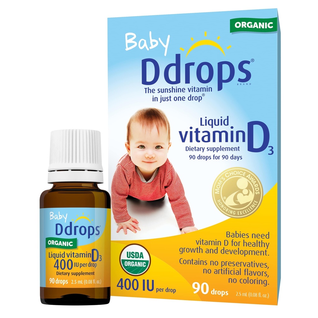 Drops Baby 400 IU σταγόνες, συσκευασία των 2