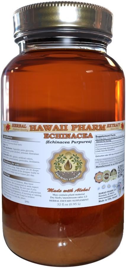 Υγρό εκχύλισμα Echinacea Hawaii Pharm, οργανικό εκχύλισμα Echinacea (Echinacea Purpurea)