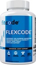 fitcode Flexcode Ultra Premium Κοινή Υποστήριξη, Γλυκοσαμίνη, Κουρκουμάς, MSM, Χονδροϊτίνη, Υαλουρονικό Οξύ, Χωρίς Γλουτένη, για Άνδρες και Γυναίκες (30 Services)