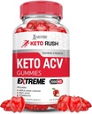 Justified Laboratories Keto Rush Keto ACV Gummies Extreme 2000MG Keto Rush Keto Gummies Apple Cider Vinegar Formed with Ρόδι σε σκόνη χυμού τεύτλων B12 Vegan Non GMO 60 Gummys