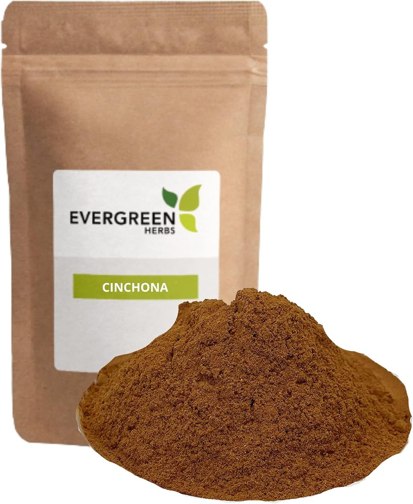 Evergreen Herbs Cinchona (Powder 8 oz) - Resealable Stand Up Pouch για να εξασφαλίσει τη φρεσκάδα!