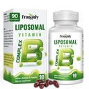 Liposomal B Complex Σχεδιασμένο για Βιταμίνες Υψηλής Απορρόφησης Β με Χολίνη Ινοσιτόλη Βιταμίνη Β1, Β2, Β3, Β5, Β6, Βιοτίνη, Φολικό, μεθυλιωμένο Β12- Ανοσοποιητικό, Ενέργεια, Εγκέφαλος Καρδιά Υποστήριξη 90 Softgels