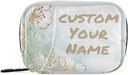Custom Pill Box 7 Day Pill Τσάντα υπόθεση Golden Flowers Εξατομικευμένη τσάντα ταξιδιών Pill Organizer με Zipper Φορητή εβδομαδιαία περίπτωση Συμπαγές μέγεθος για τον κάτοχο συμπλήρωμα βιταμίνης