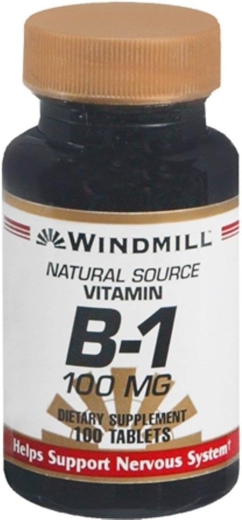 Ανεμόμυλος Βιταμίνη B-1 100 mg Tabletισκία 100 Tabletισκία (Συσκευασία των 10)