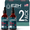 E2H Red Banded Polypore Extract - Mushroom Supplement Formula for Immune Support, Digestive Health, Energy and Natural Immunity Boost (2 μπουκάλια)
