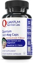 Quantum Nutrition Labs Calci-Mag Caps - συμπλήρωμα μαγνησίου ασβεστίου, συμπλήρωμα ασβεστίου, καθαρό μαγνήσιο & Mushroom Complex με Reishi & Lions Mane - 300 κάψουλες χορτοφάγων