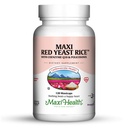 Maxi Health Kosher Maxi Red Yeast Rice with Coenzyme Q10 & Policosanol (Άγευστος 120 κόμης (Pack of 1))