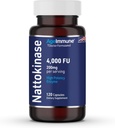 AgeImmune Nattokinase Supplement 4000 FU 200mg - Enzyme - Cardiovascular Support 120 Capsules -Derived from Japanese Natto - Made in The USA Without Magnesium Stearate.