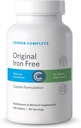 COOPER COMPLETE - Original Multivitamin Iron Free - Καθημερινή Multivitamin and Mineral Supplement - 30 Day Supply. Συσκευασία του 1