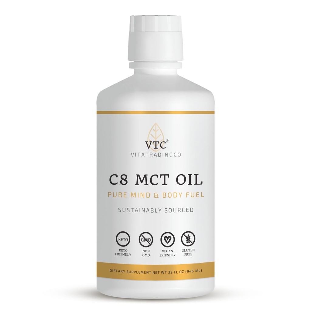 VTC VitaTradingCo. 100% καθαρό C8 MCT Oil 