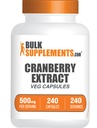 BulkSupplements.com Κάψουλες εκχύλισμα βατόμουρου - Συμπληρώματα βατόμουρου για άνδρες & γυναίκες, συμπλήρωμα βοτάνων - Vegan & Gluten Free, 1 κάψουλα ανά υπηρεσία (500mg), 240 Count (Pack of 1)