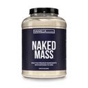 NAKED Vanilla Mass - Όλα τα φυσικά Vanilla Weight Winer Protein Powder - 8lb Bulk, GMO δωρεάν, χωρίς γλουτένη και χωρίς σόγια, Δεν τεχνητά συστατικά - 1.260 θερμίδες - 11 εξυπηρετούν