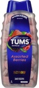Tums Ultra Ποικιλοτρόπως μούρα 265 Δισκία - Μέγιστη δύναμη συμπλήρωμα αντιόξινου & ασβεστίου