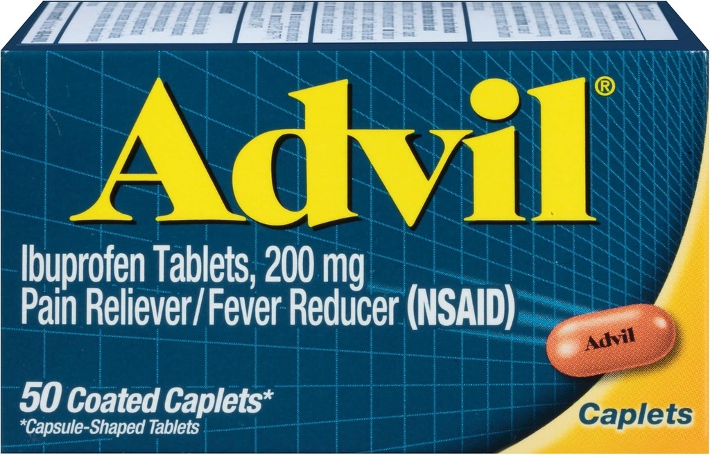 Επενδυμένα με Advil Caplets, 50 ct