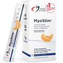 Σχέδια για την Υγεία MyoStim - HMB + Collagen Peptides Σκόνη με L-Leucine + Createine για την υποστήριξη της υγιούς γήρανσης - μπορεί να βοηθήσει να εξασθενήσει την ηλικία-Σχετικά με την απώλεια μυών - Clementine-Flavored Ποτό (14 Stick συσκευασίες)