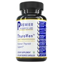 Premier Research Labs ThyroVen - Θυρεοειδής υποστήριξη για τις γυναίκες, Θυρεοειδής υποστήριξη για τους άνδρες, Thyroid συμπλήρωμα, Thyroid συγκρότημα υποστήριξης με φυσικά-Πηγή ιώδιο - 60 κάψουλες