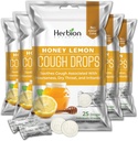 HERBION Naturals Βήχας σταγόνες με μέλι άρωμα λεμόνι, συμπλήρωμα διατροφής, καταπραΰνει βήχα, για ενήλικες και παιδιά άνω των 6 ετών, 125 Lozenges, πακέτο των 5