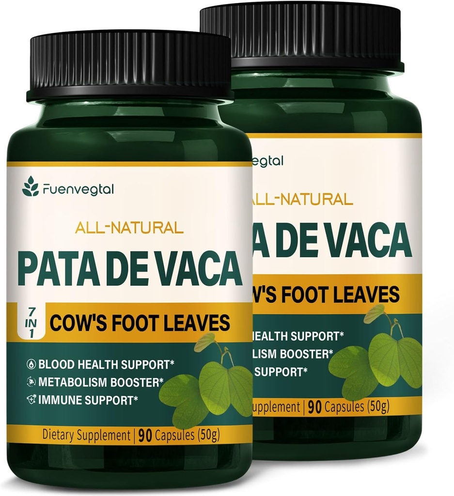 Cow's Foot Leaves Capsules Supplement - Βερβερίνη με Κεϋλάνη Κάψουλες Κανέλας Advanced Formula - All Natural Herbal Health Support with Wereke Extract. 180 Αριθμός