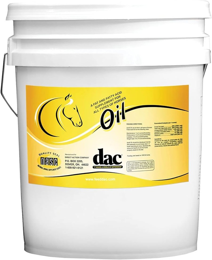 Συμπλήρωμα λαδιού DAC για όλα τα άλογα 5 Gallon