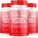 (3 Pack) Glycogen Support Supplement Advanced Formula, Glycogen Support Capsules, Glycogen Support, Advanced Glycogen Support Formula, Glycogen Support Supplement Reviews, 90 Capsules for 3 Months