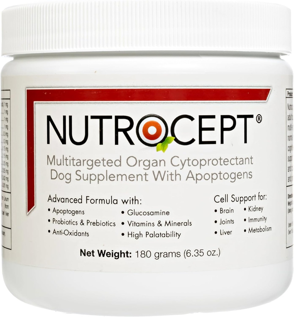 Adult Dog Supplement and Organ Cytoprotectant - Supports The Brain, Joints, Kidneys and Liver and Promotes Energy and Vitality