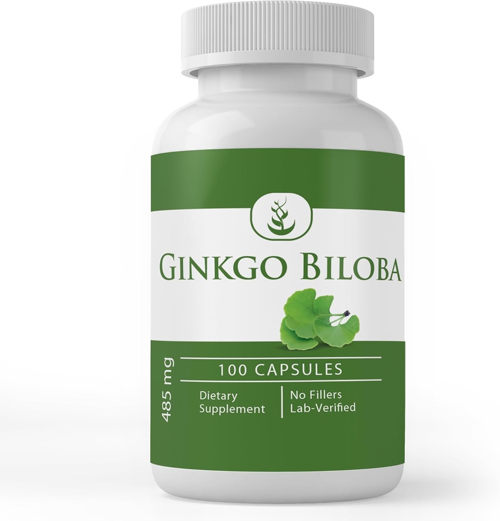 PURE ORIGINAL INGREDIENTS Ginkgo Biloba, (100 Capsules) Always Pure, No Additives Or Fillers, Lab Verified