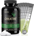 150 Κάψουλες Creatine+10 Pack Ηλεκτρολύτη Συνδυασμός, και 200 Κάψουλες Creatine Συμπλήρωμα για τους μυς, την ενέργεια, την ανάκτηση, Gluten-free Creatine για τις γυναίκες, άνδρες