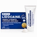 WELMATE - 5% Lidocaine Numbing Cream, 2oz (60g) - Maximum Strength Lidocaine Cream - Αιμορροΐδη Ανακούφιση - Εξωτερική Χρήση Αναισθησία, Βιταμίνη Ε - Ανθεκτικό στα παιδιά - Επίκαιρη Φροντίδα του δέρματος