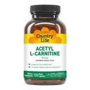 Country Life Acetyl L-καρνιτίνη, 500 mg, με κάψουλες B-6 - 120 Vegan