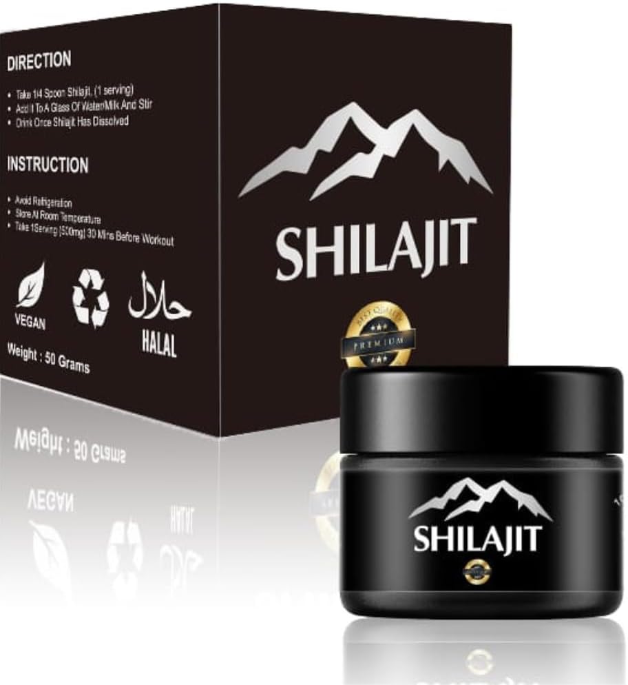 Shilajit Resin με Fulvic Acid & Trace Minerals, Original Siberian Pure Shilajit με 85+ Humic Acid, Υποστήριξη Μεταβολισμός & ανοσοποιητικό σύστημα - 100 Serving / 1.7 Oz