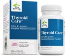 Terry Φυσικά Thyroid Care - Immune Health & Energy Support Formula - Συμπλήρωμα διατροφής με Iodine για την υποστήριξη υγείας Thyroid - Συμπλήρωμα ευεξίας με L-Τυροσίνη - 120 κάψουλες