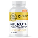 Vimergy Micro- C® Vitamin C Κάψουλες – 500mg ανά κάψουλα, Υποστηρίζει την Ανοσολογική Υγεία*, προωθεί την παραγωγή κολλαγόνου, υποστηρίζει υγιή οστά*, Kosher, Vegan & Gluten-free, κανονικό μέγεθος 180 κάψουλες