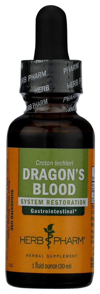 Herb Pharm Dragon's Blood Liquid Tree Sap for Digestive Support - 1 Ουγγιά (DDRAG01)