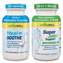 HEAL-N-SOOTHE και Super κοινή υποστήριξη - φυσικά κοινά συμπληρώματα