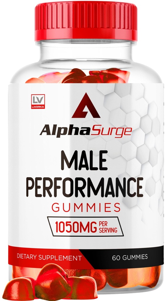 Alpha Surge for Men - Alpha Surge Gummies for Male, Alfa Surge Gummies 1050mg, Alpha Surge XL Gummie, Alphasurge Gummies, Alfa Surge Gummies, Alpha Sugre Male, 60 Gummies for 1 Month