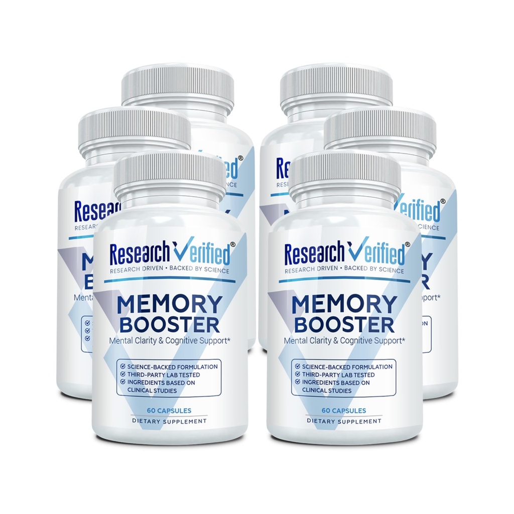 Έρευνα Επαληθευμένο Αναμνηστικό Μνήμης - Nootropic Supplement - Enhance Cognition and Memory - Lion’s Mane, Ginkgo Biloba, BioPerine - 6 Μήνες Προμήθεια - Μη ΓΤΟ - Made in The USA