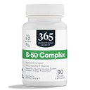 365 από Whole Foods Market, Vitamin B-50 Complex, Vegan, 90 Κάψουλες