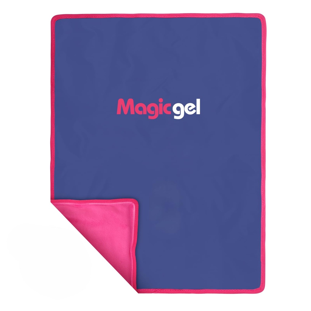 Magic Gel Ice Packs for Injuries Reuseable (15" x 11") - Big Ice Pack - Ευέλικτη παγωμένη πλάκα ψύξης - Gel Pack για ώμο, πλάτη, χίπ, γόνατο, πόδι, χαμηλότερη πλάτη