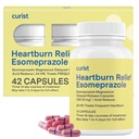 Curist Esomeprazole 20mg Κάψουλες Καθυστερημένης- Χαλαρώσεως - Acid Reflux Medicine for Heartburn Relief - 42 Count Caps - Acid Reflux Relief