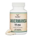 Akkermansia Probiotic and Postbiotic (Αυξάνει την παραγωγή GLP-1) 120 κάψουλες, 50mg ανά υπηρεσία (Τρίτο μέρος δοκιμαστεί σε 5 δισεκατομμύρια TFU ανά υπηρεσία, 50 δισεκατομμύρια CFU ανά γραμμάριο) από Double Wood