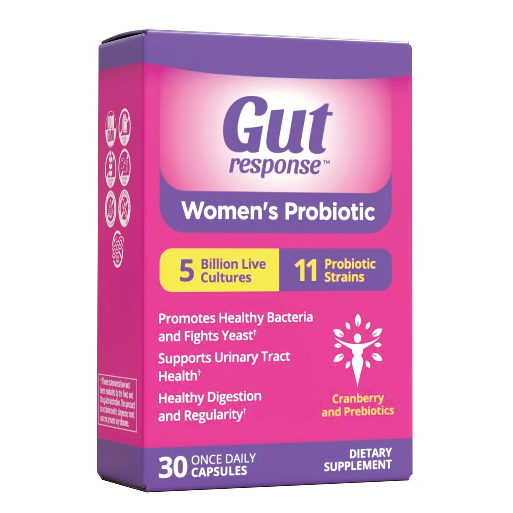 Women’s Probiotic, Slows Down Digestive Aging, Boosts Immune System, Supports UT & Feminine Health, Cranberry Extract, Non-GMO, Gluten Free & Soy Free, 5 Billion CFU, 30 Capsules