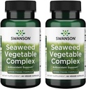 Swanson Seaweed φυτικό σύμπλεγμα 60 Veg κάψουλες (2 συσκευασία)