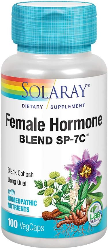 Solaray - Γυναίκα ορμόνη Blend Sp-7c Μαύρο Cohosh, 100 κάψουλες