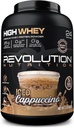 Revolution Nutrition, High Whey, Protein Powder 2LB, Whey Isolate, Gluten Free, Lean Mys Mass for Men & Women, 25g Protein Per Scoop, 908 g, 24 Servings (Iced Cappuccino, 2 Λίρες)