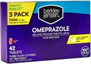 berkley jensen Omeprazole 20 mg Καθυστερημένα δισκία απελευθέρωσης - Ιατρική εγκαύματα - χάπια οξύ Reducer - Θεραπείες Συχνές Heartburn - 3 x 14- Ημέρες Μαθήματα, 42 Count Total (Pack of 1)