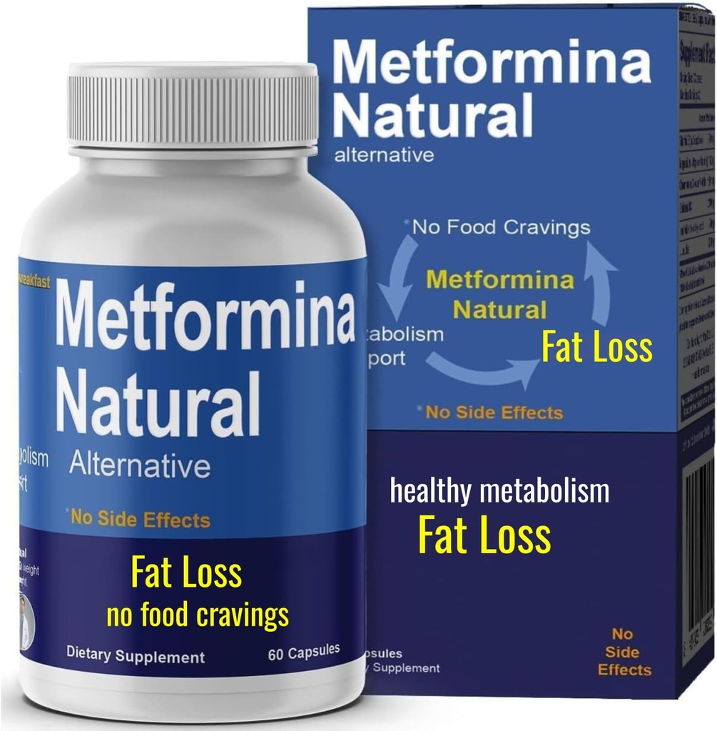 METFORMINA Natural - Weight Loss Aid - Υποστήριξη Μεταβολισμού - Dr Salomon (60 Κάψουλες)