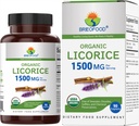 Brieofood Organic Licorice 1500mg, 45 μερίδες, χορτοφαγικά, χωρίς γλουτένη, 90 χορτοφαγικά δισκία