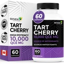 Renew Actives Tart Cherry Extra 500mg ανά 2 κάψουλες – Αντιοξειδωτικό υψηλής ισχύος για την ελεύθερη ριζική προστασία & ευεξία – 60 Εύκολες σε κάψουλες – Κατασκευασμένες στον Καναδά
