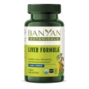 Banyan Botanicals Organic Liver Formula – Detox & Gallbladder Support – Cooling Bitter Herbs for Bile Production & Systemic Cleansing – with Guduchi & Punarnava – 90 Tablets – USDA Organic